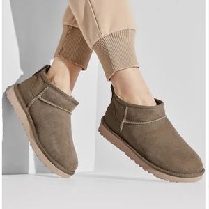 Burnt olive size 7 womens ultra mini Uggs